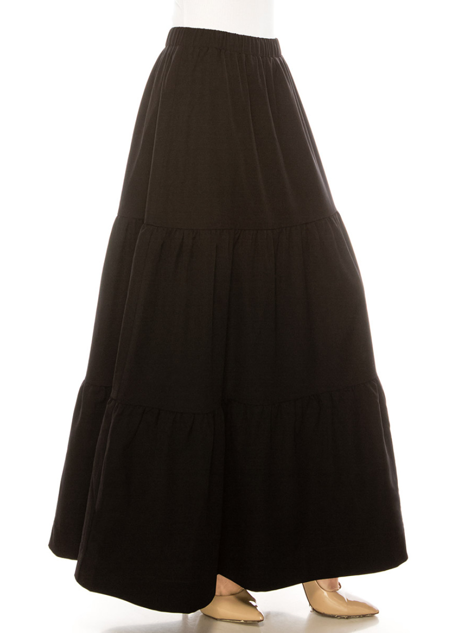 スカート Her lip to Over Check Long Skirt S black Her lip to Over Check Long Skirt S black